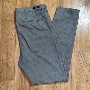 H&M Men’s Skinny Fit Twill black and white slacks size 34R